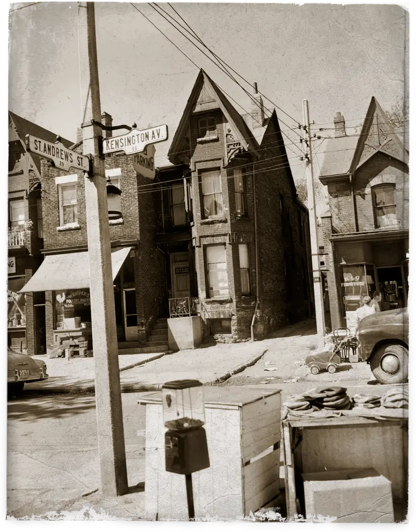 Kensington Ave. at St. Andrew St. c. 1950